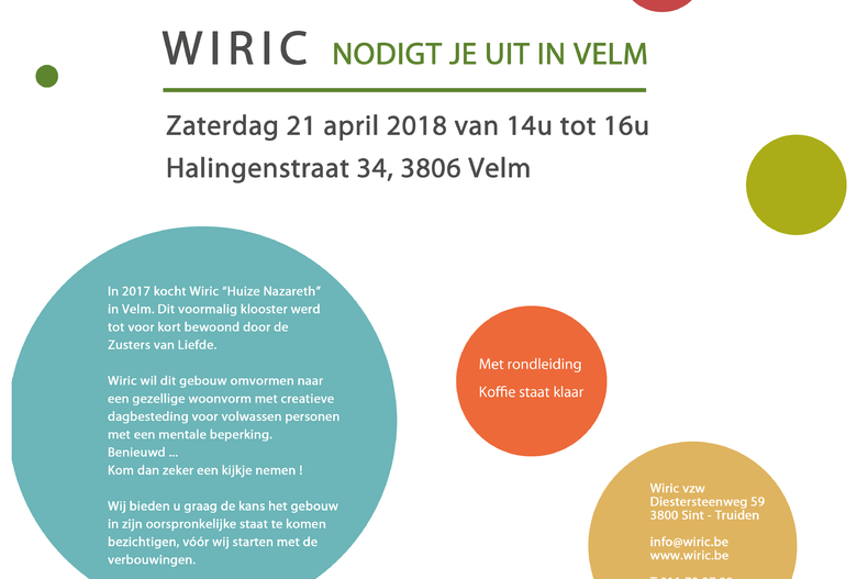 Wiric nodigt je uit in Velm